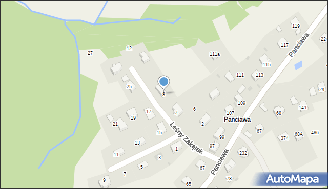 Rzeszotary, Leśny Zakątek, 8, mapa Rzeszotary