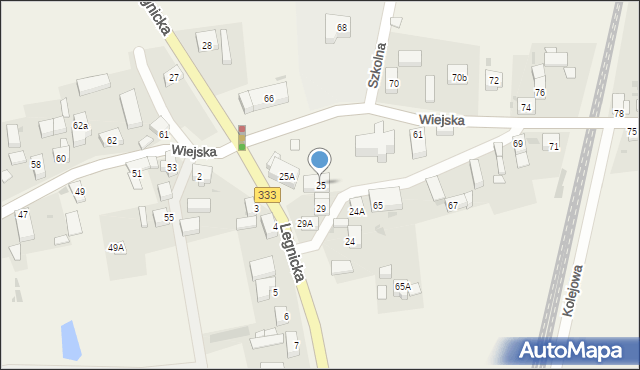 Rzeszotary, Legnicka, 25, mapa Rzeszotary