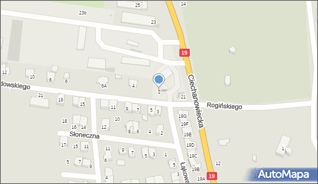 Siemiatycze, Lewandowskiego Walentego, 2, mapa Siemiatycze