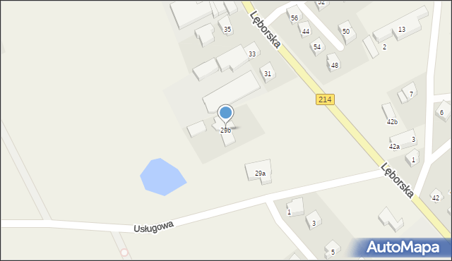 Sierakowice, Lęborska, 29b, mapa Sierakowice