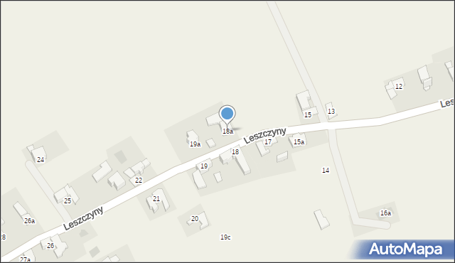 Sierockie, Leszczyny (Sierockie), 18a, mapa Sierockie