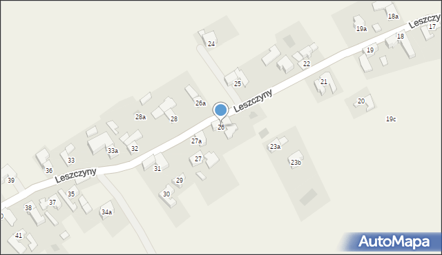 Sierockie, Leszczyny (Sierockie), 26, mapa Sierockie