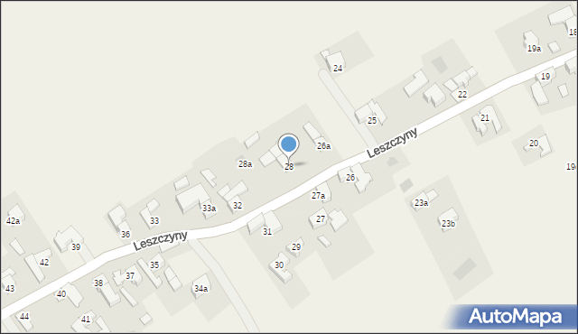 Sierockie, Leszczyny (Sierockie), 28, mapa Sierockie