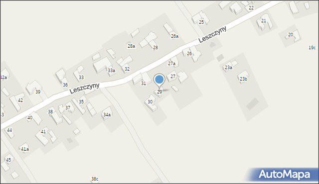 Sierockie, Leszczyny (Sierockie), 29, mapa Sierockie