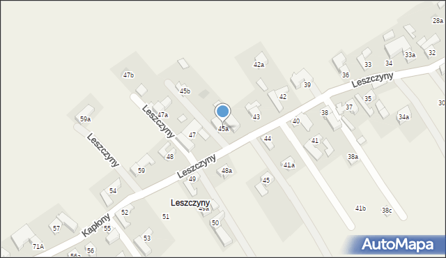 Sierockie, Leszczyny (Sierockie), 45a, mapa Sierockie