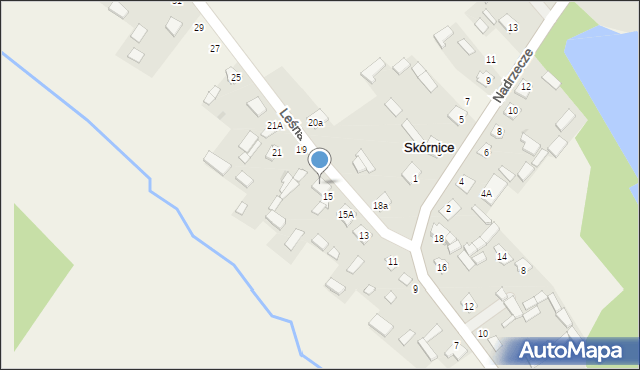 Skórnice, Leśna, 17, mapa Skórnice