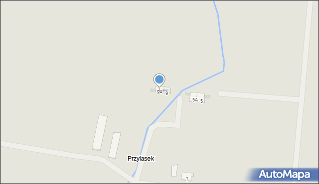 Sławno, Leśna, 9A, mapa Sławno