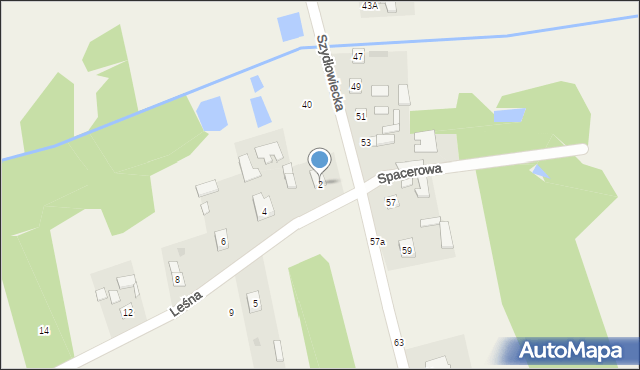 Smagów, Leśna, 2, mapa Smagów