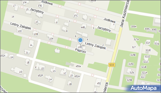 Stanisławów Pierwszy, Leśny Zakątek, 3, mapa Stanisławów Pierwszy