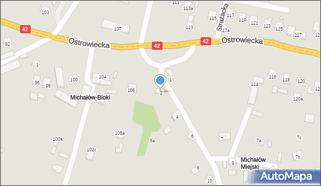 Starachowice, Lenartowska, 2, mapa Starachowic