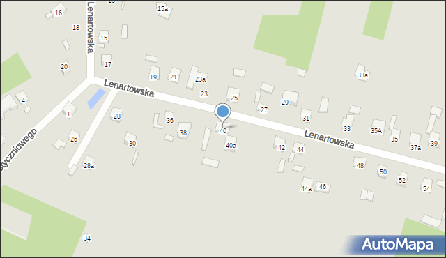 Starachowice, Lenartowska, 40, mapa Starachowic