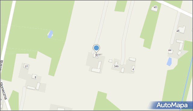 Stare Budy Radziejowskie, Leśna, 30, mapa Stare Budy Radziejowskie
