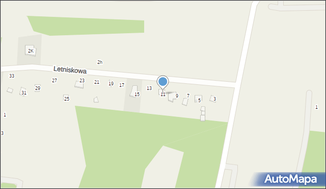 Stefanowo, Letniskowa, 11, mapa Stefanowo