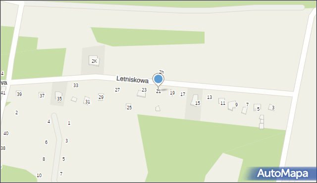 Stefanowo, Letniskowa, 21, mapa Stefanowo