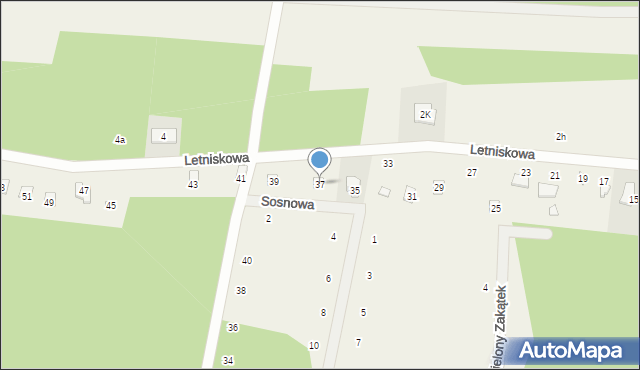Stefanowo, Letniskowa, 37, mapa Stefanowo