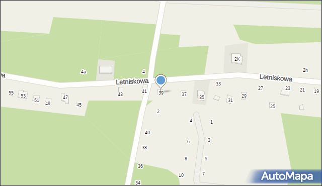 Stefanowo, Letniskowa, 39, mapa Stefanowo