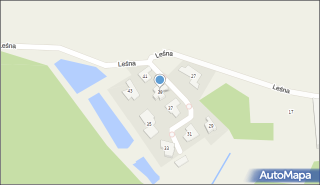 Straszyn, Leśna, 39, mapa Straszyn