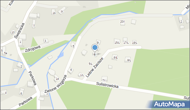 Sulistrowiczki, Leśne Zacisze, 5l, mapa Sulistrowiczki