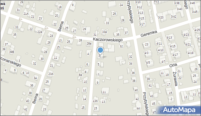 Swarzędz, Leśna, 3A, mapa Swarzędz