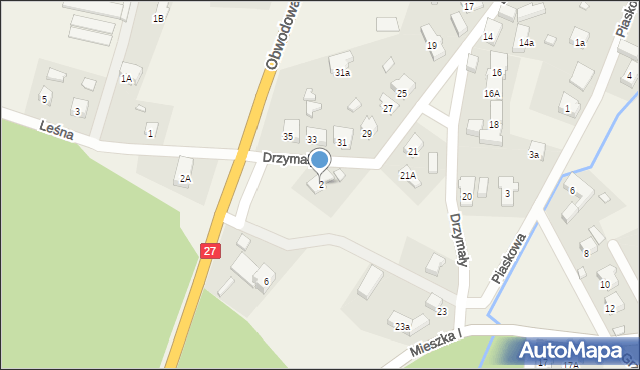 Świdnica, Leśna, 2, mapa Świdnicy