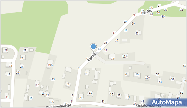 Szczepanów, Łęcka, 11, mapa Szczepanów