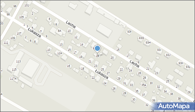 Tomaszów Mazowiecki, Lecha, 18, mapa Tomaszów Mazowiecki