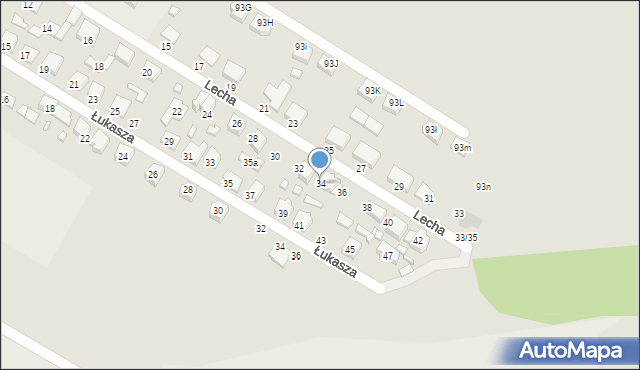 Tomaszów Mazowiecki, Lecha, 34, mapa Tomaszów Mazowiecki