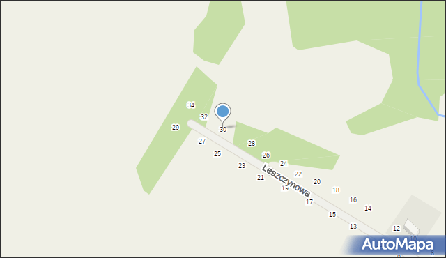 Tomaszowice, Leszczynowa, 30, mapa Tomaszowice