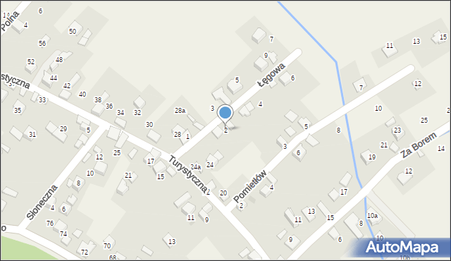 Ujsoły, Łęgowa, 2, mapa Ujsoły