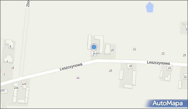 Umiastów, Leszczynowa, 17, mapa Umiastów