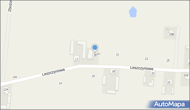 Umiastów, Leszczynowa, 19, mapa Umiastów