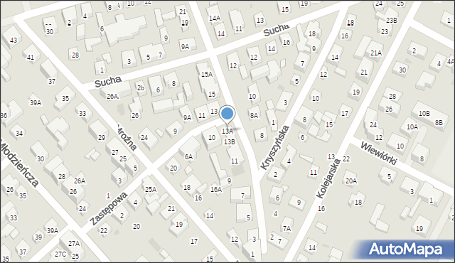 Warszawa, Lewicpolska, 13A, mapa Warszawy