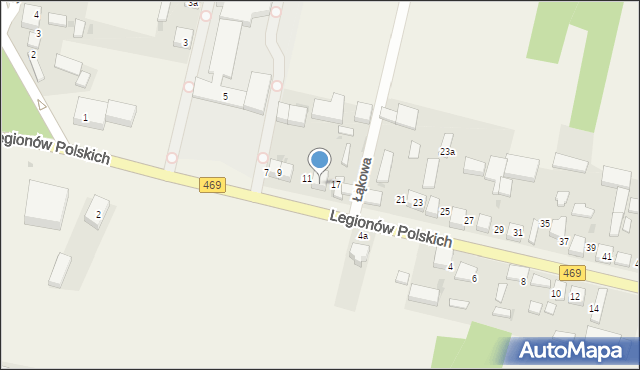 Wartkowice, Legionów Polskich, 15, mapa Wartkowice