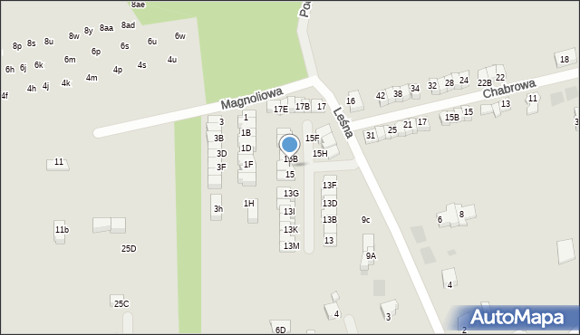Wieliczka, Leśna, 15A, mapa Wieliczka