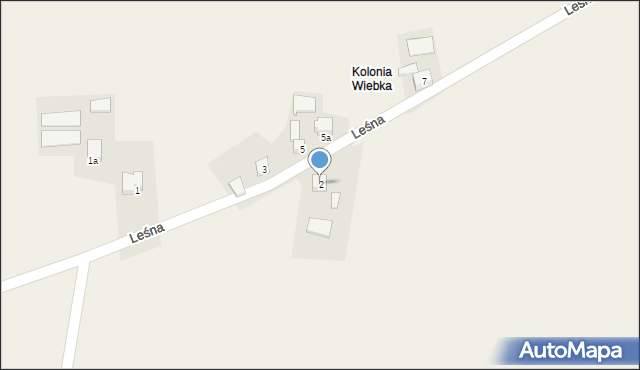 Wierbka, Leśna, 2, mapa Wierbka