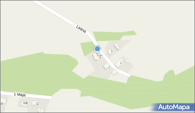 Wierchlesie, Leśna, 6, mapa Wierchlesie