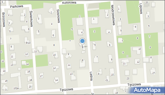 Wierzchowisko, Leśna, 6, mapa Wierzchowisko