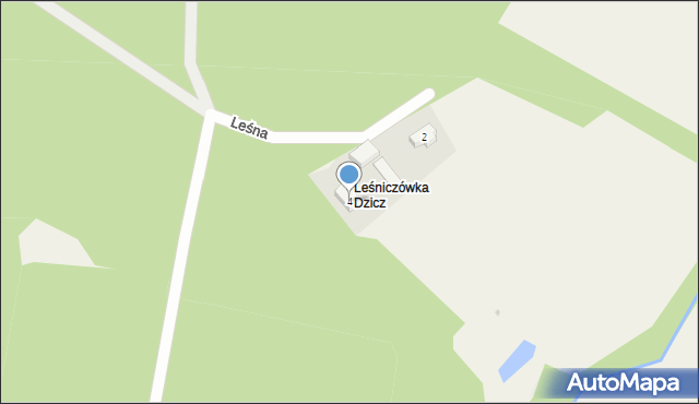 Wojcieszyce, Leśna, 4, mapa Wojcieszyce