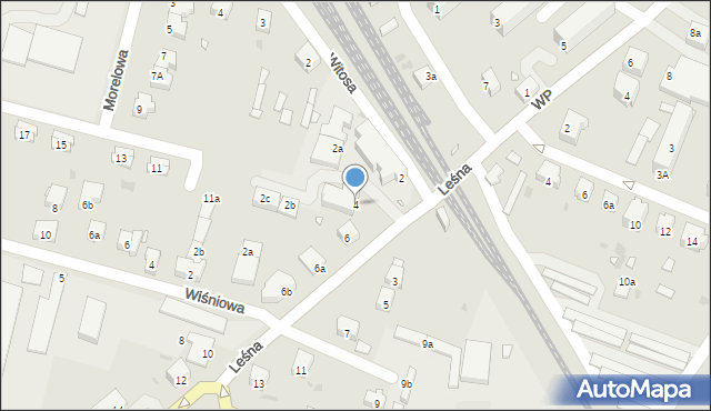 Wołów, Leśna, 4, mapa Wołów