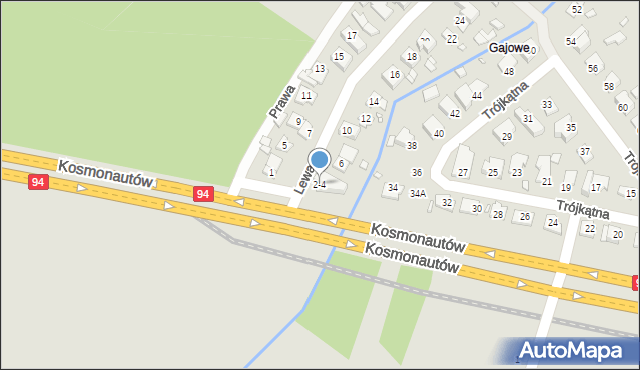 Wrocław, Lewa, 2-4, mapa Wrocławia