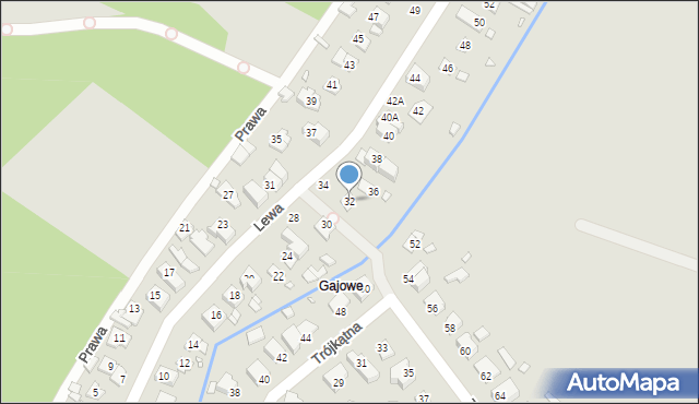 Wrocław, Lewa, 32, mapa Wrocławia