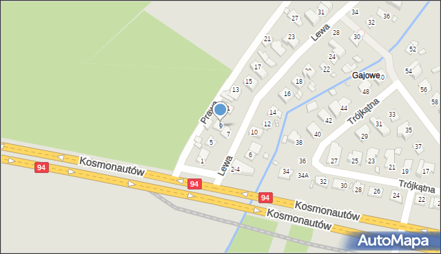 Wrocław, Lewa, 7-9, mapa Wrocławia