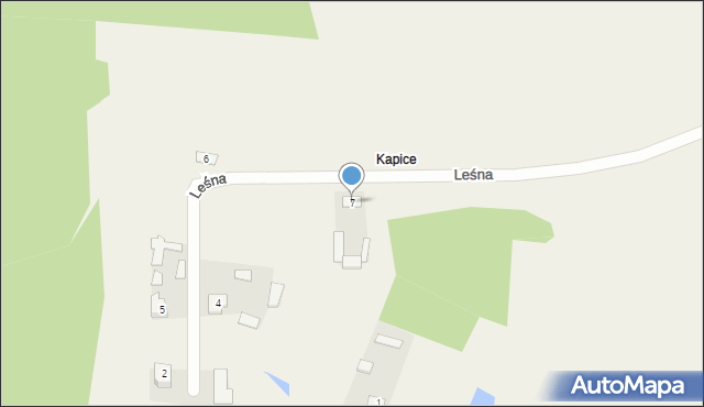 Żurawce, Leśna, 7, mapa Żurawce