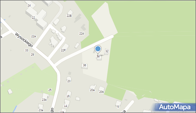 Żurawica, Leśna, 34, mapa Żurawica