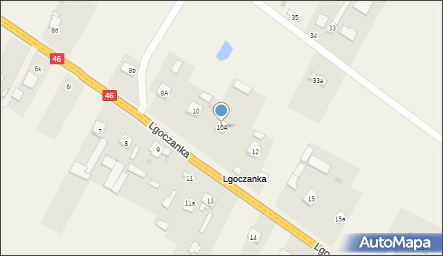 Lgoczanka, Lgoczanka, 10A, mapa Lgoczanka