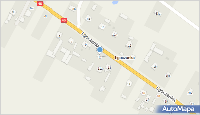 Lgoczanka, Lgoczanka, 11, mapa Lgoczanka