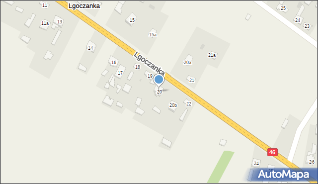 Lgoczanka, Lgoczanka, 20, mapa Lgoczanka