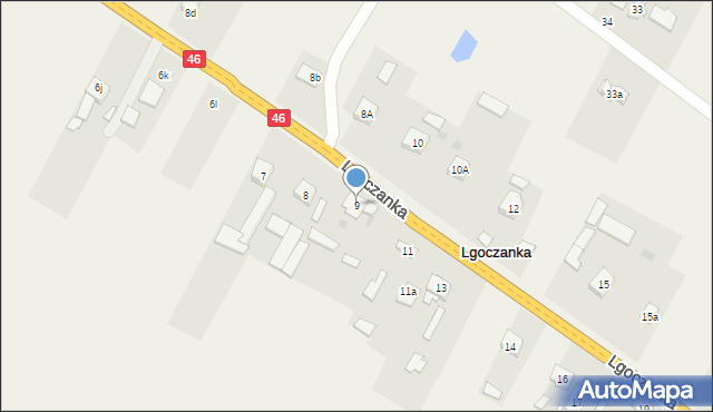 Lgoczanka, Lgoczanka, 9, mapa Lgoczanka