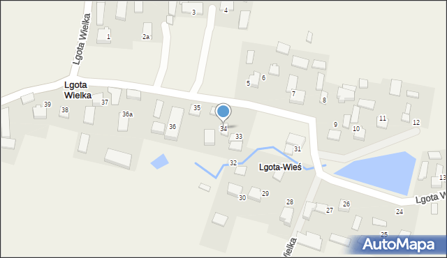 Lgota Wielka, Lgota Wielka, 34, mapa Lgota Wielka