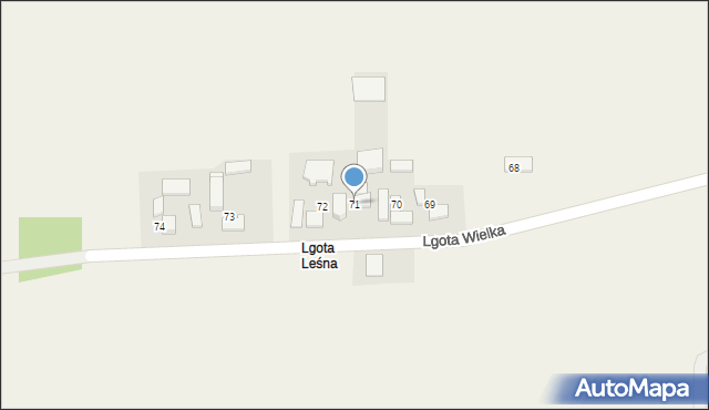 Lgota Wielka, Lgota Wielka, 71, mapa Lgota Wielka